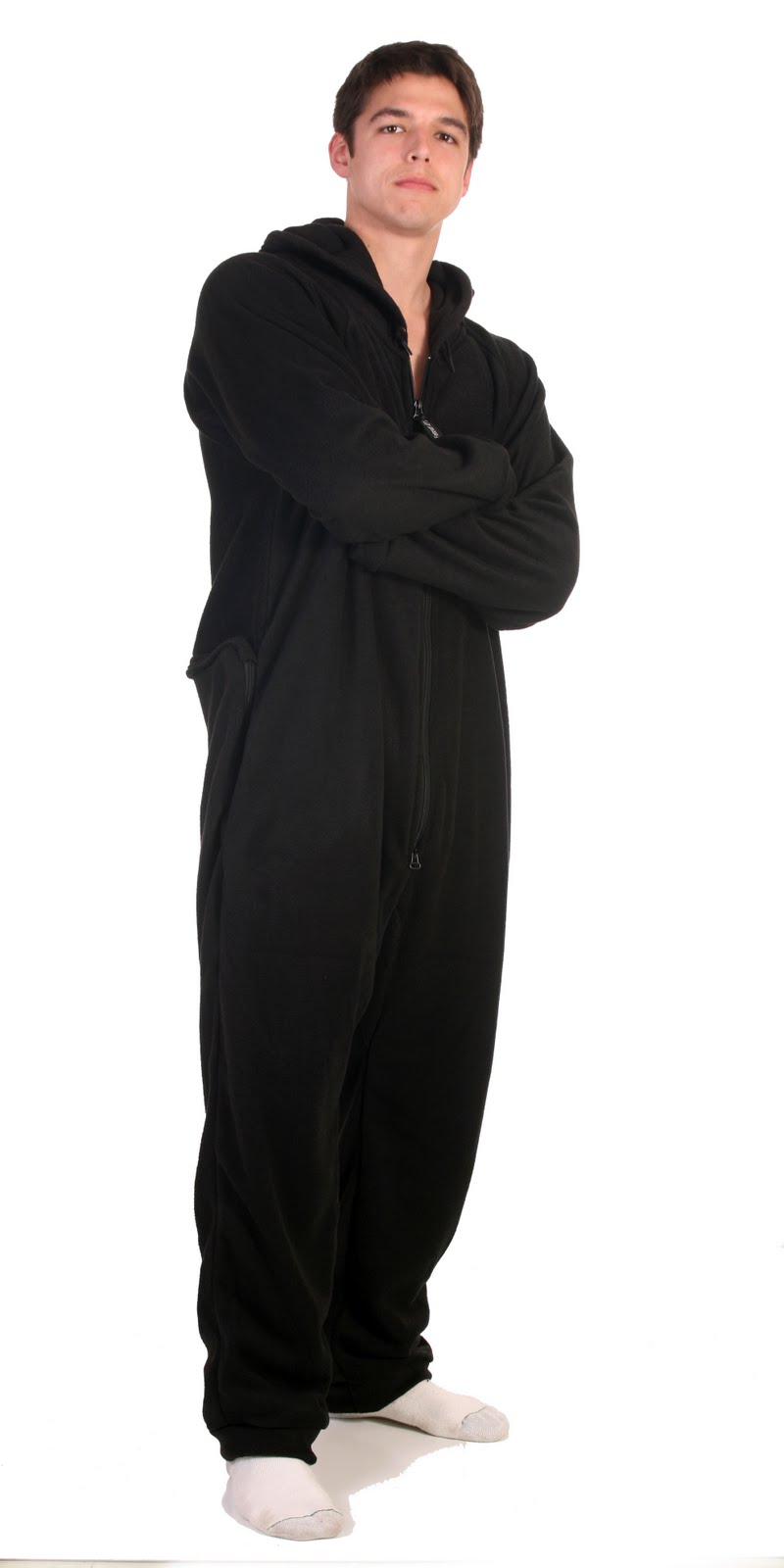 Black and Grey Sports Utility Casual onesie