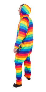 Rainbow Sweatshirt Onesie, One Piece PJ, Drop Seat Pajama – Forever Lazy